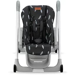 Стільчик для годування MoMi LUXURIA Black - мініатюра 6