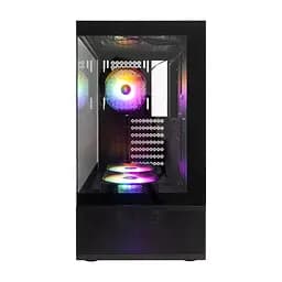 Корпус 1stPlayer Mi7-A-BK-2F7R-1F7 Black без БП - мініатюра 3