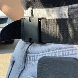 Сумка бананка поясна для пробіжок, спортивна сумка на пояс Сіра - мініатюра 4
