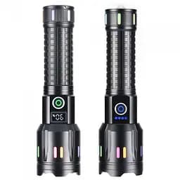 Ліхтар ручний Coba CB-G62-TG акумуляторний з режимом zoom 1x26650/3xAAA Type-C FLUORESCENCE - мініатюра 3