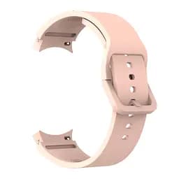Ремінець для Samsung Galaxy Watch 4 Classic 46mm - бежевий ширина кріплення 20мм силікон Watchbands Color Angle (W29-5WB87751991) - мініатюра 2