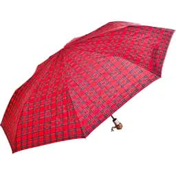 Чоловіча складана парасолька напівавтомат Zest 106 см червона