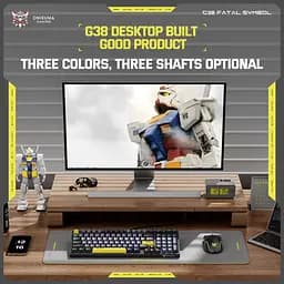 Клавіатура Onikuma ігрова бездротова G-28 Pro з RGB підсвіткою для ПК і ноутбука Bluetooth 2.4GHz до 300 годин - мініатюра 8