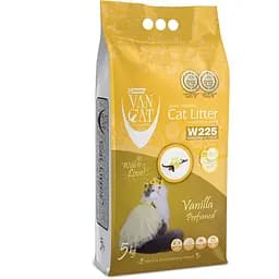 Наповнювач для котячих туалетів VanCat бентонітовий ванiль 5 кг