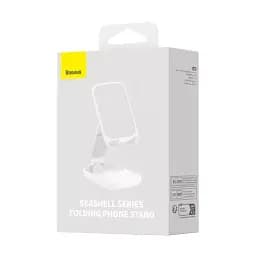 Підставка для ґаджетів Baseus Seashell Series Folding Phone Stand B10551500111-00 Black - мініатюра 2