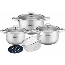 Набір посуду Heinner Victoria з нержавіючої сталі 5 предметів (HR-MSF-8PSC)