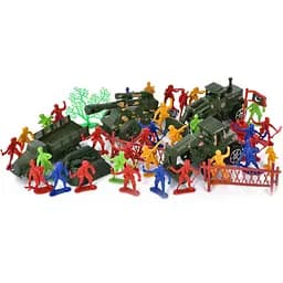 Детский игровой набор Bambi Солдаты 8211-6 32 фигурки 4 единицы военной техники