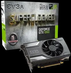 Відеокарта GeForce GTX 1060 3GB Evga Gaming (03G-P4-6162-KR) Б/В