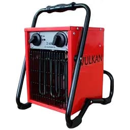 Електричний тепловентилятор Vulkan 2,0 кВт, площа обігріву 20 кв.м., червоний, підлоговий, SL-TSE-20C