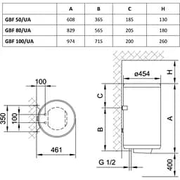 Бойлер Gorenje GBF80/UA [125282] - мініатюра 6