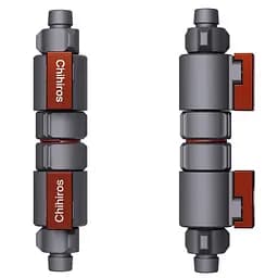 Кран подвійний швидкознімний Chihiros Double Tap 16/22мм для зовнішніх фільтрів