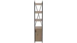 Етажерка 4/34 Серії Конект з тумбою 179x34x28 Чорний ДСП Дуб Сан-Марино FRD-104464 - мініатюра 4