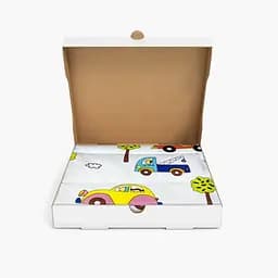 Бортики в дитяче ліжечко 30x120 RETRO CARS, білий (WeltBed_CarsRetro_30x120) - мініатюра 3