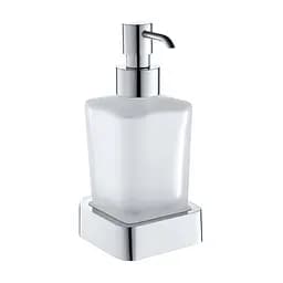 Дозатор для рідкого мила Bemeta Solo настінний скло 139109042, Білий