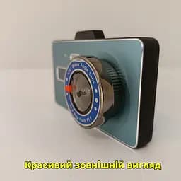Відеореєстратор Дисплей 4.0 дюйма Dual Lens на 2 камери (спереду + ззаду) - мініатюра 9