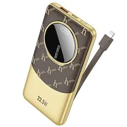 Портативний ЗП Power Bank Hoco Q29 Nobility 22.5W+PD20W + Lightning 10000 mAh Brown - мініатюра 2