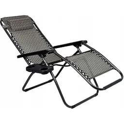 Шезлонг пляжный розкладний Jumi Zero Gravity переносний розкладне крісло ліжко для відпочинку