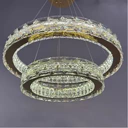 Люстра кільця Linisoln 7896-60*40 метал, кришталь, LED, 120-50 см, 60*40 см, 65 Вт - мініатюра 3