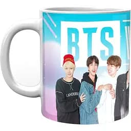 Кружка GeekLand БТС на рожевому тлі BTS BTS 02.49