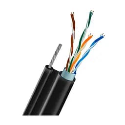 Кабель вита пара FTP CAT5E CU 0.51mm LDPE Outdoor + трос Trinix 305m (33-00039)