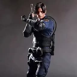 Колекційна  фігурка   Леон Скотт Кеннеді Обитель зла Resident Evil Leon S. Kennedy 32см CH RE LK 32 - мініатюра 3