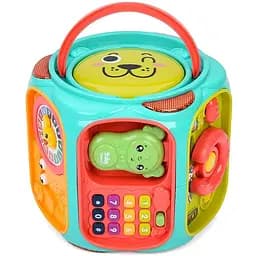 Интерактивная развивающая игра-куб 856 с музыкой, светом и сортером