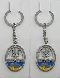 Брелок металевий Тризуб - мініатюра 2