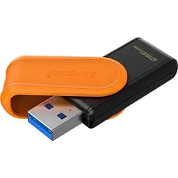 USB флеш-накопичувач Kingston DataTraveler Exodia S 256GB USB-A 3.2 Black/Orange (DTXS/256GB) [139609] - мініатюра 3