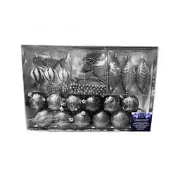 Ялинкові іграшки Stenson grey (R90668  grey)