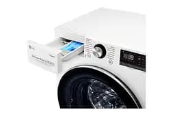 Пральна машина LG з фронтальним завантаженням F4V9RW9W, 10,5кг, 1400, A+++, Пар, глибина 56см, Дисплей, Інвертор, Білий (F4V9RW9W) - мініатюра 8