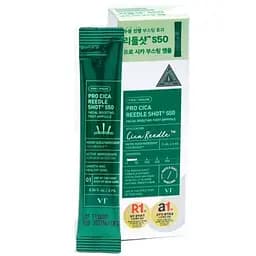 Концентрована сироватка зі спікулами VT Cosmetics Pro Cica Reedle Shot S50 Facial Boosting First Ampoule 2 мл х 6 шт. (VTC122)
