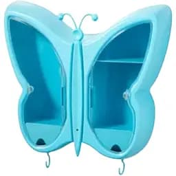 Підвісний органайзер для косметики XPRO Метелик у вигляді полиці синій (W-34_649)