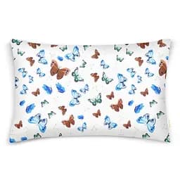 Дитяча постільна білизна в ліжечко BUTTERFLY SC6, бежевий (ButterfliesBeigeBlue_05Pastel_140) - мініатюра 4