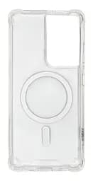Магнітний чохол XON PhoneCase Magnetic для Samsung S21 Ultra (PCMB2121300T 1806) Прозорий - мініатюра 3