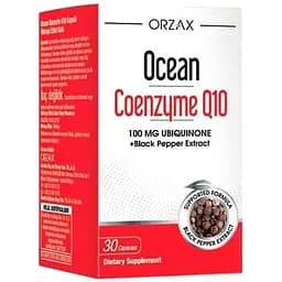 Кофермент Q 10 Orzax Ocean Coenzyme Q10, 30 капсул в формі убіхінон