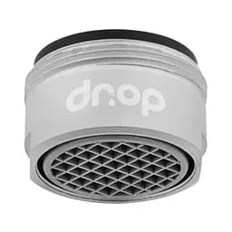 Водозберігаючий аератор Drop CL24-MT для змішувача - Економія 58%, зовнішня М 24 мм, матовий хром