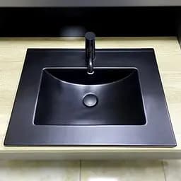 Умивальник VBI Ferrara 60 black matt врізний VBI-018042, Чорний матовий