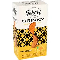 Гренки Jokers Extra Slice ржано-пшеничные со вкусом сыра чеддер 90 г (968978)