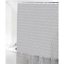 Шторка для ванної Volver Elnes з візерунком 200 х 240 см сіра (51906)