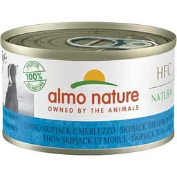 Акція!!! Набір вологого корму для собак Almo Nature HFC Dog Natural 4+1 смугастий тунець і тріска 475 г (5 шт. х 95 г) термін до 12.2025  - мініатюра 2