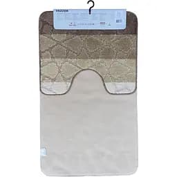 Набір килимків для ванної Vezzer Color line 60x100 та 60x50 см коричневий (VZC05245) - мініатюра 4