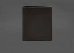 Кожаный портмоне на кнопке Brut темно-коричневый краст