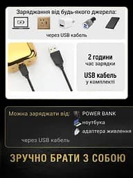 Професійний шейвер для гоління Professional Foil Shaver тример для гоління бороди Gold 5 Вт - мініатюра 9