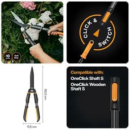 Ножиці для живоплоту механічні Fiskars OneClick (1082706) - мініатюра 2