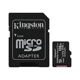 Карта пам'яті microSDXC 128GB Kingston Canvas Select Plus з SD-адаптером Class 10 UHS-I U1 V10 A1 (SDCS2/128GBSP) FullHD (99-00010961)