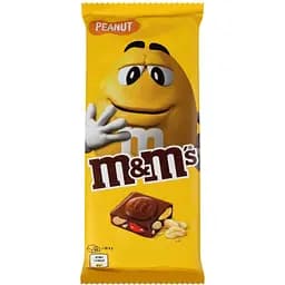 Шоколад молочний M&M's з арахісом і драже 165 г