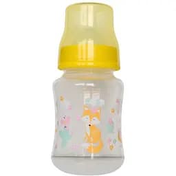Пляшечка для годування Курносики з широкою шийкою 250 мл жовта (7006 жовт)