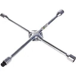 Ключ баллонный Hans крестовый усиленный 17, 19, 21, 22 мм с переходником под 1/2 (1474DH-16)