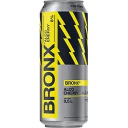 Напій слабоалкогольний енергетичний Bronx 8% 0.5 л з/б (781556)