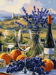 Набір для розпису по номерах Італійська насолода, 30x40 см, КНО5701